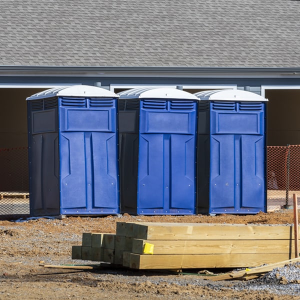 what is the maximum capacity for a single porta potty in Benton Ridge